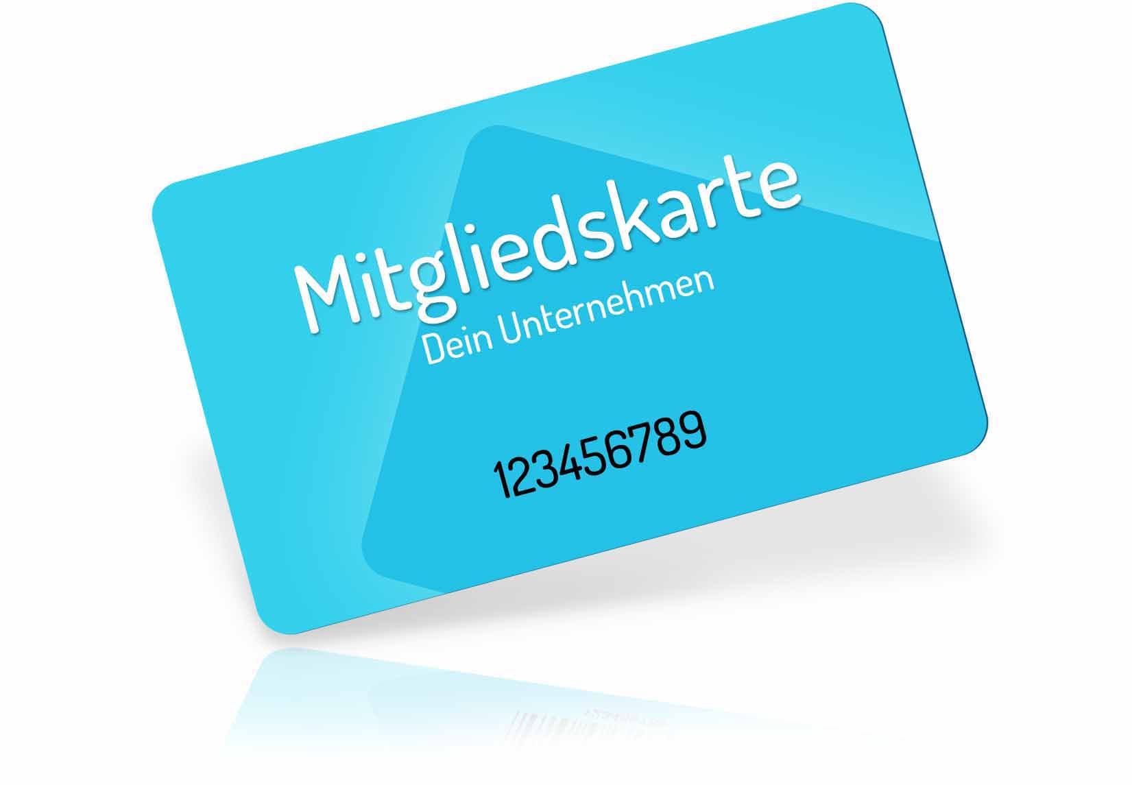 Mitgliedskarten bedrucken lassen